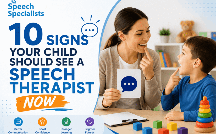 10 Signs Your Child Should See a Speech Therapist Now