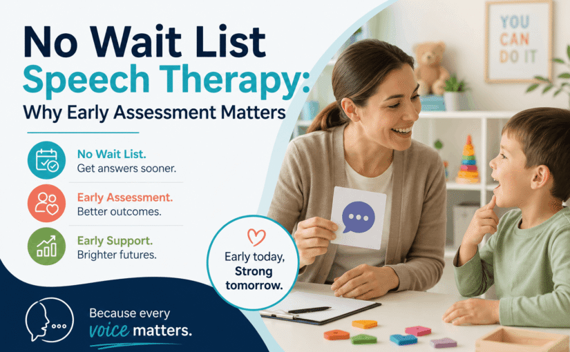 No Wait List Speech Therapy
