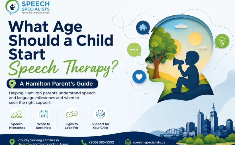 what age a child should start speech therapy